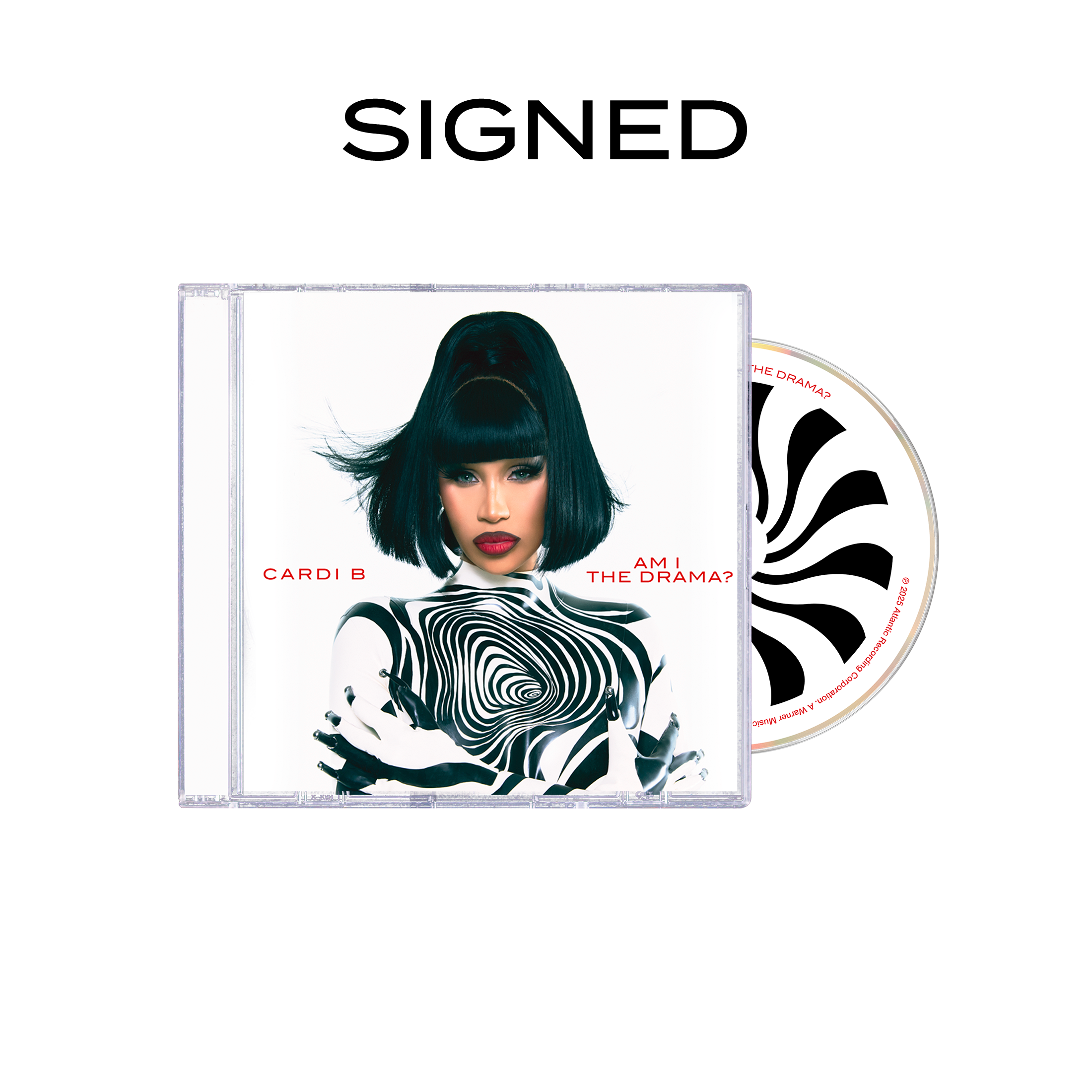 AM I THE DRAMA? Magnet (Alternate Cover #4 Signed CD) – Cardi B
