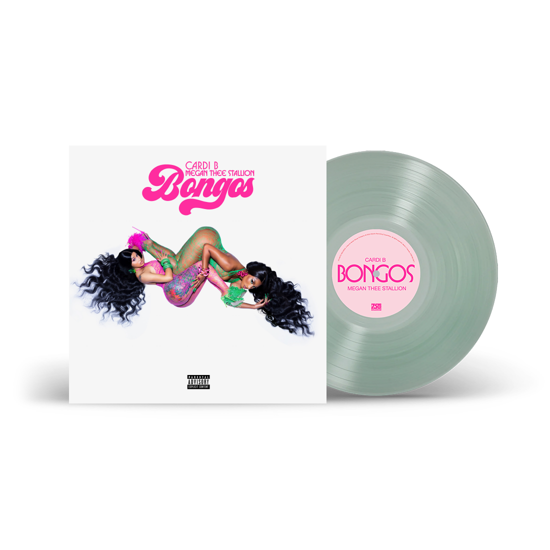 BONGOS (feat. Megan Thee Stallion) Coke Clear 12” Vinyl