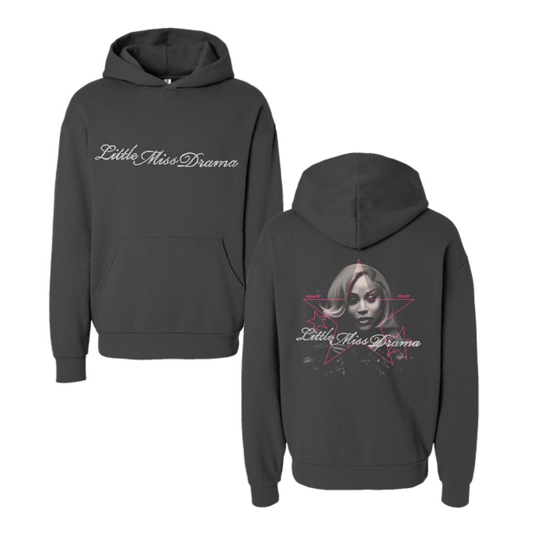 Little Miss Drama Rhinestone Courtroom Hoodie
