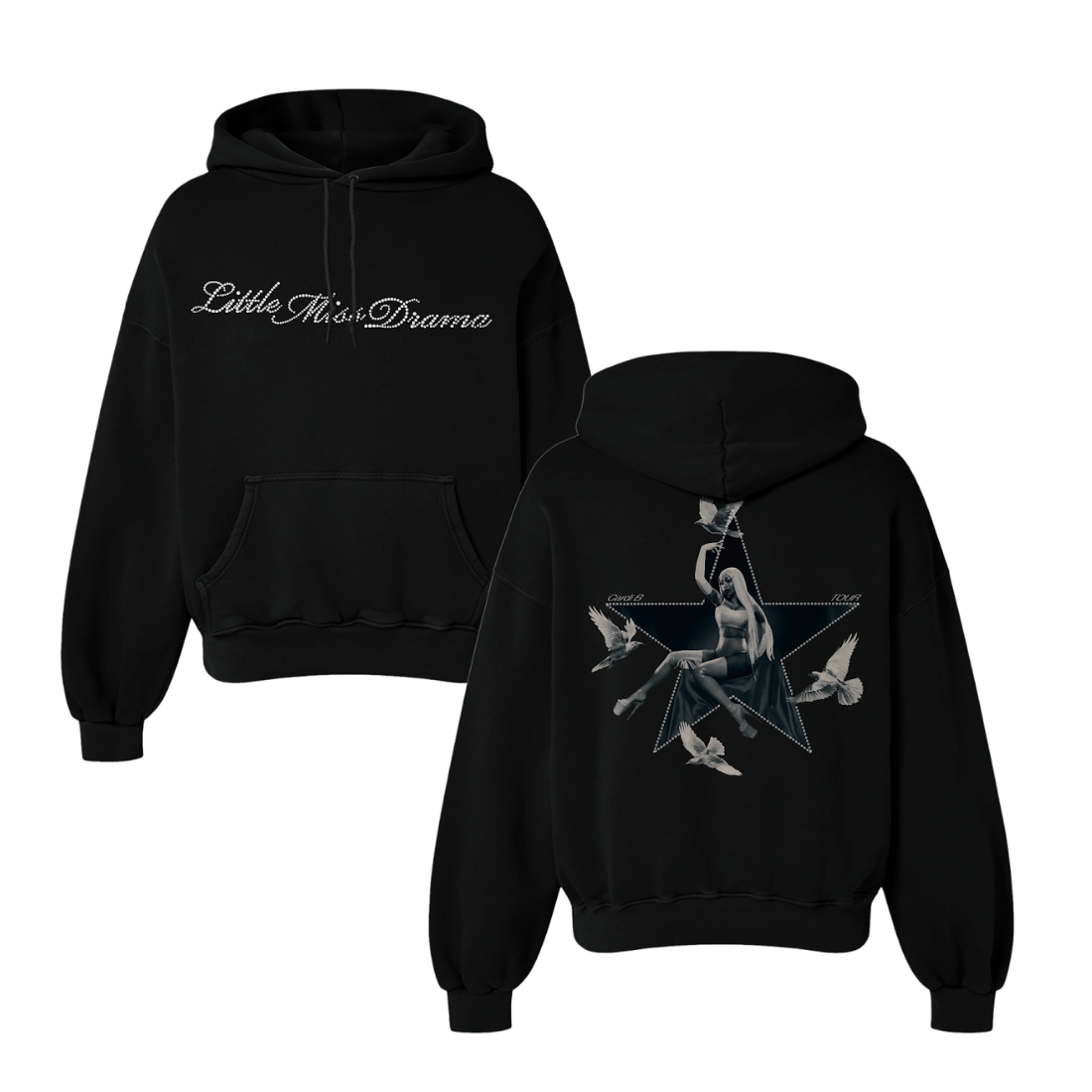 Little Miss Drama Rhinestone Hoodie